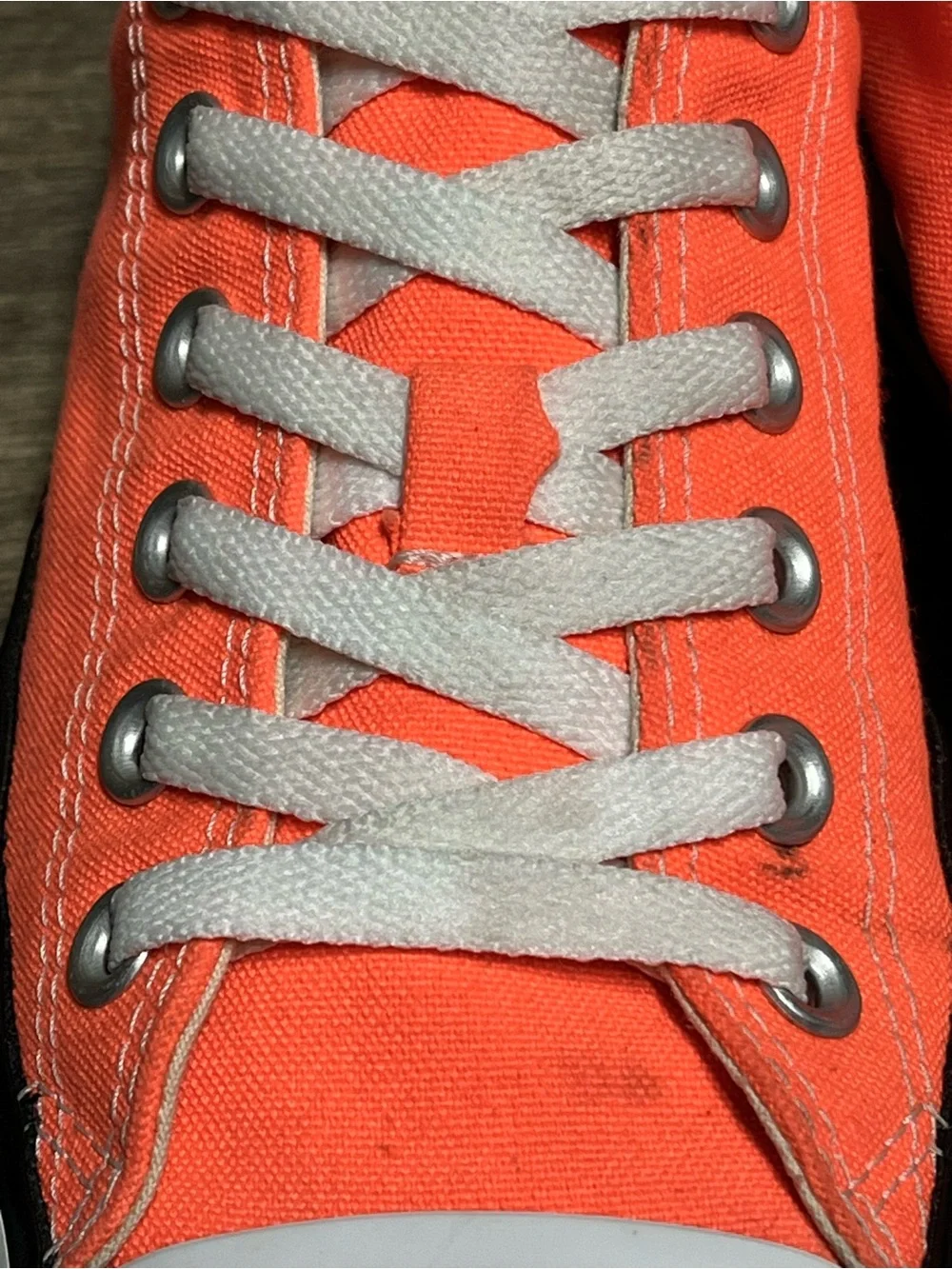 Converse Chuck Taylor All-Star Low Top - 155736F Hyper Orange - Men 6/Women 8 - Picture 7 of 15